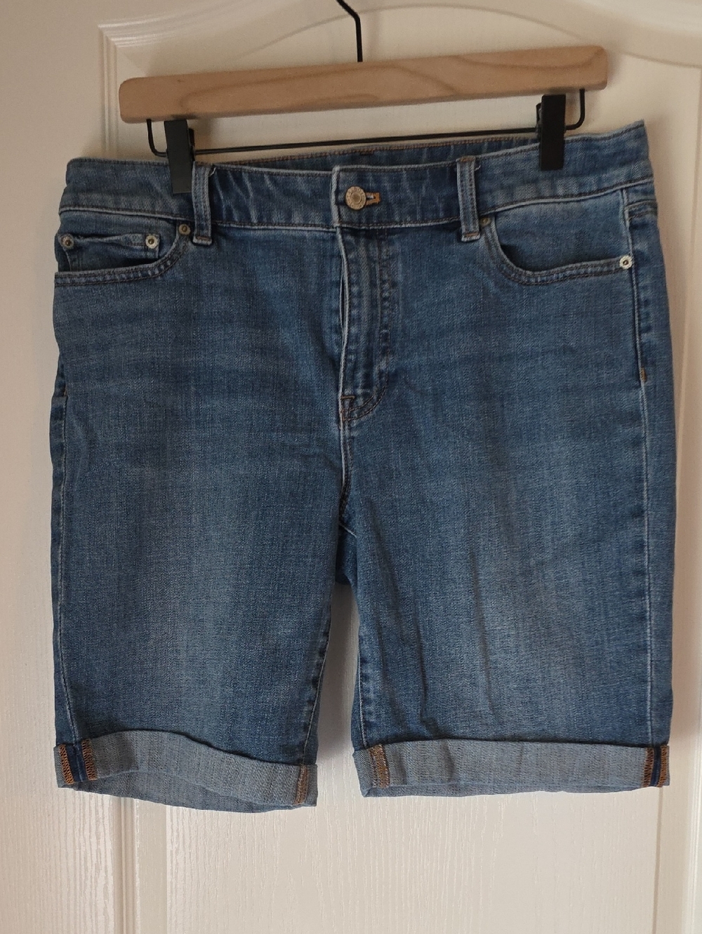 Talbots Flawless Blue Denim Girlfriend Short